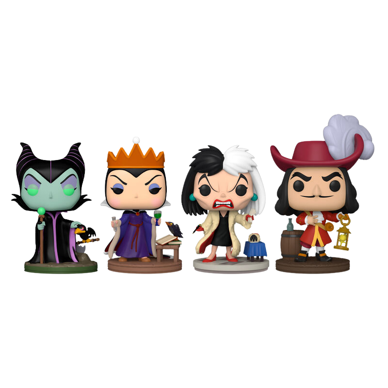 Funko POP! Pack 4 Figuras Disney - Villains