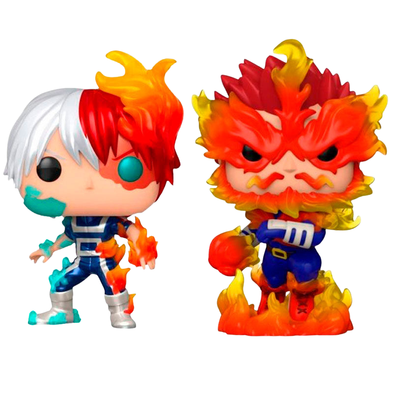 Funko POP! Pack 2 Figuras My Hero Academia - Shoto Todoroki & Endeavor *Exclusive*
