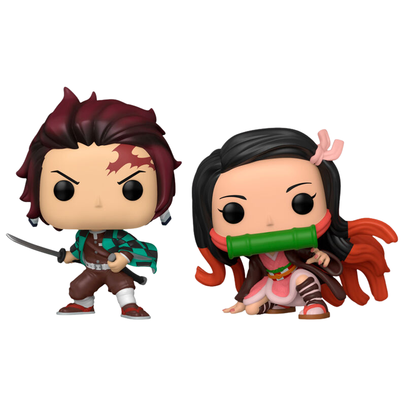 Funko POP! Pack 2 Figuras Demon Slayer Kimetsu no Yaiba - Tanjiro & Nezuko *Exclusive*