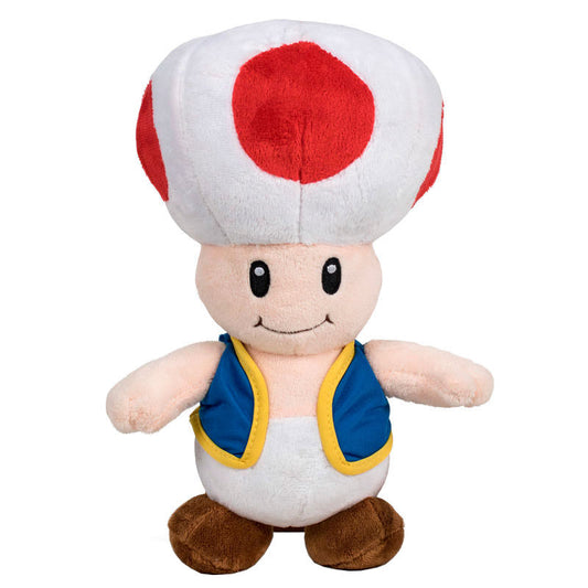 Mario Bros Toad Peluche 30cm