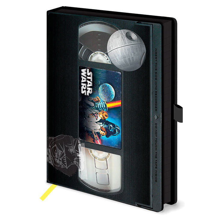 Star Wars VHS premium A5 Caderno