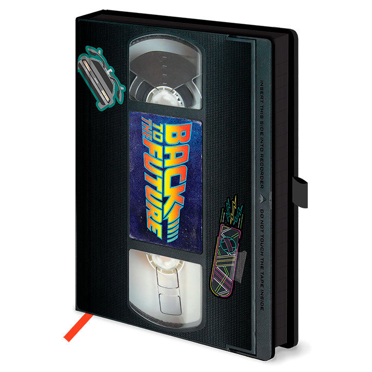 Back to the Future VHS premium A5 Caderno