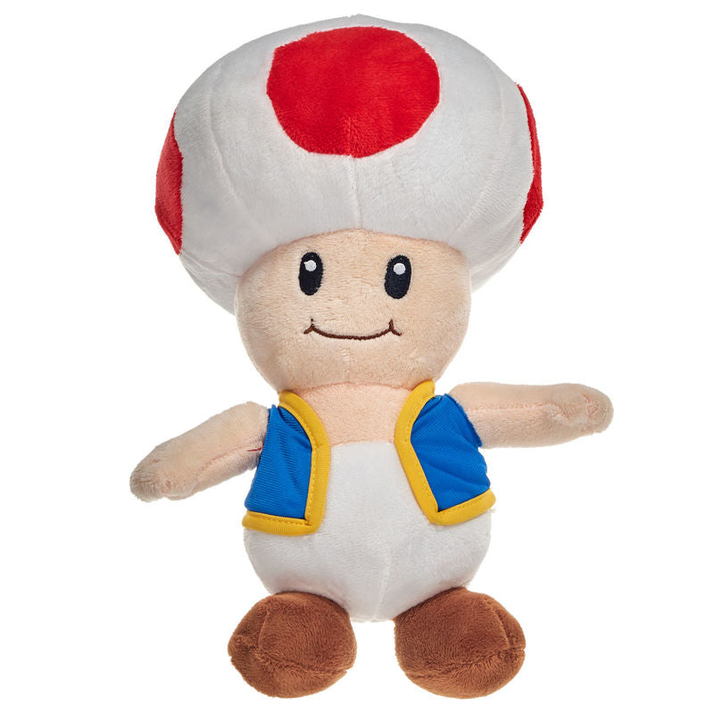 Mario Bros Toad Peluche 30cm