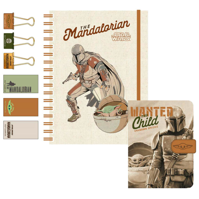 Star Wars The Mandalorian Yoda Child Conjunto de Papelaria