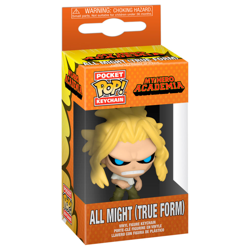 Porta-Chaves Funko POP!My Hero Academia All Might Weakened State