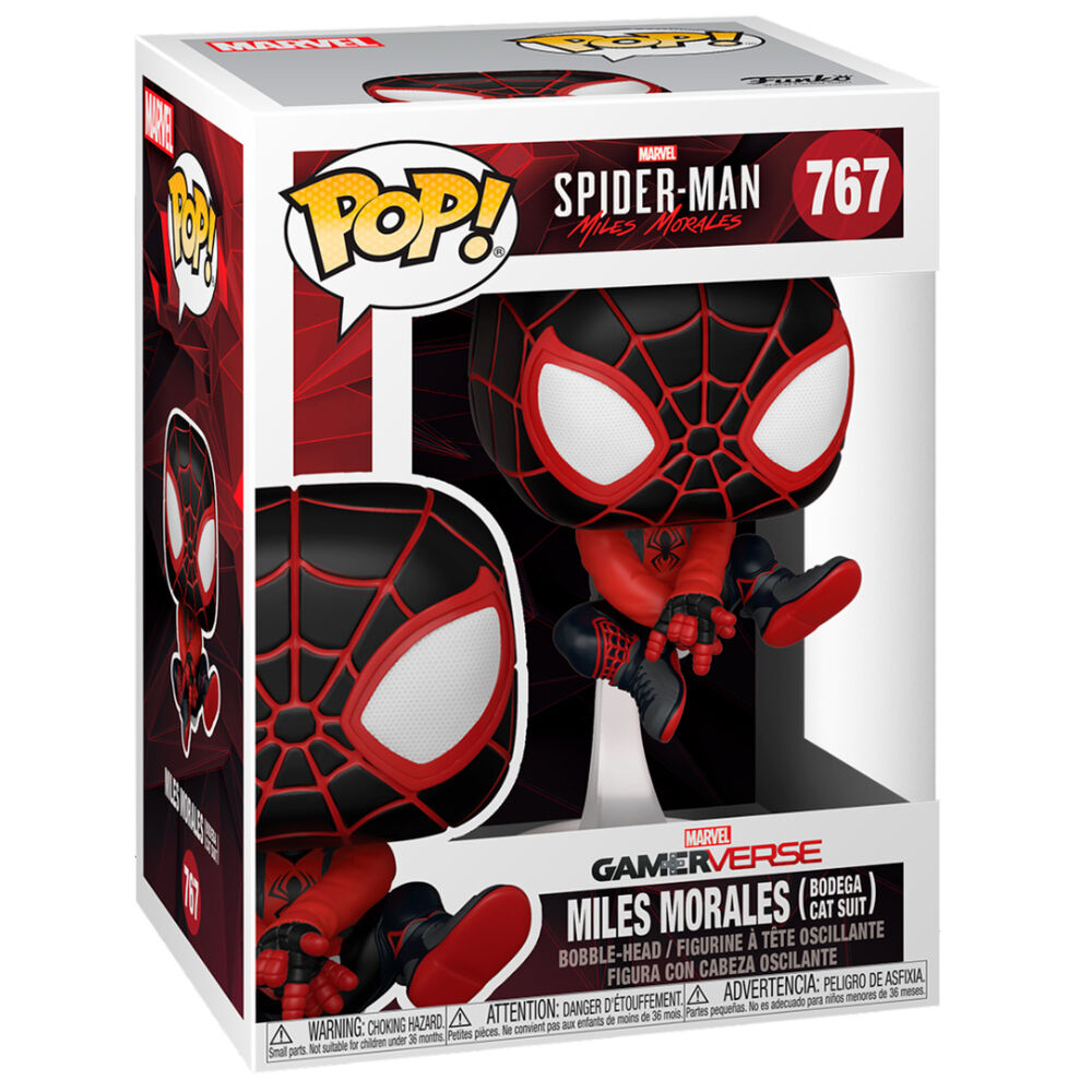 Funko POP!Marvel Spiderman Miles Morales Bodega Cat Suit