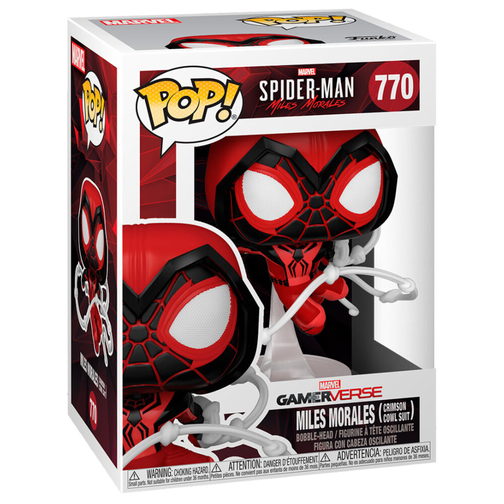 Funko POP!Marvel Spiderman Miles Morales Crimson Cowl Suit