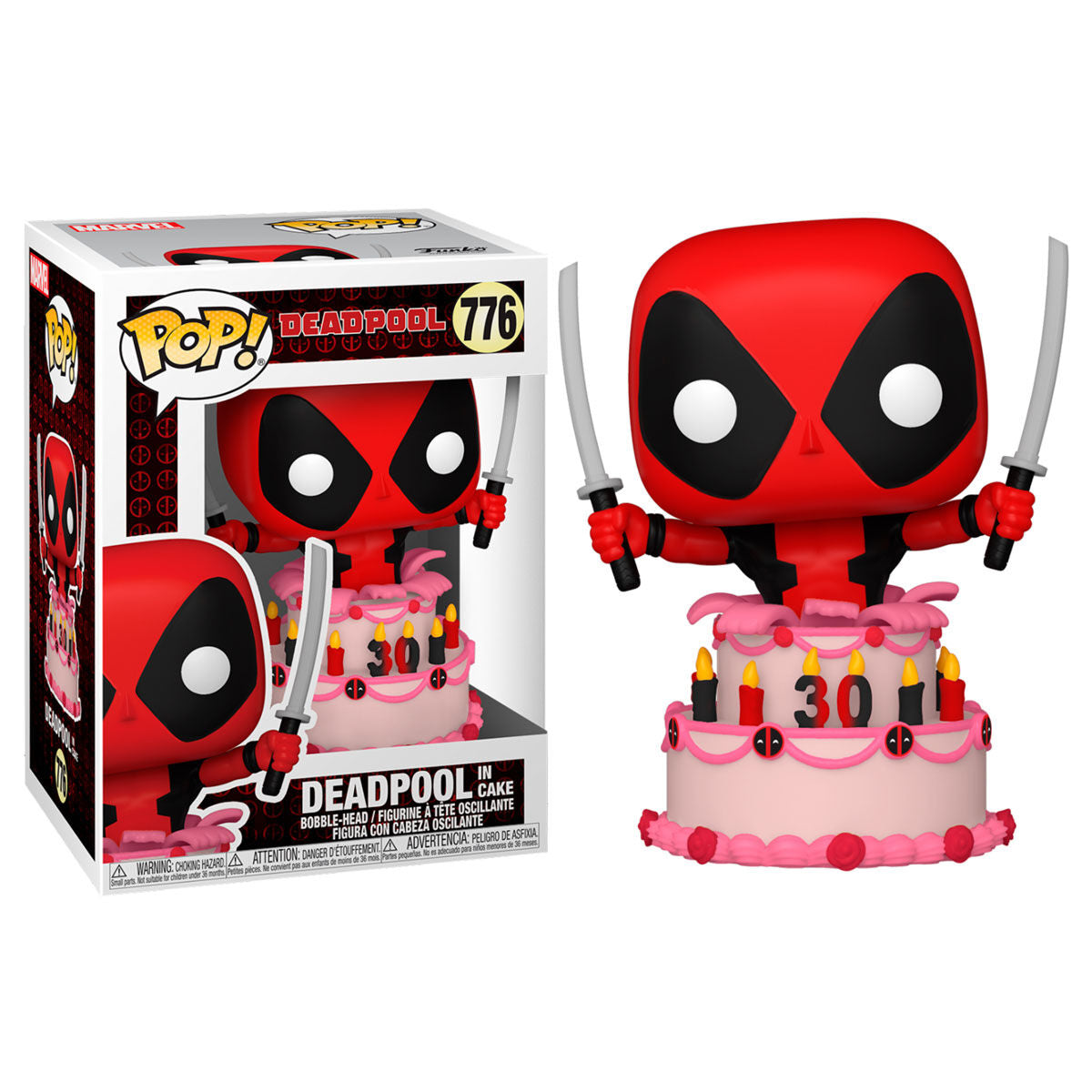 Funko POP!Marvel Deadpool 30th Deadpool in Cake