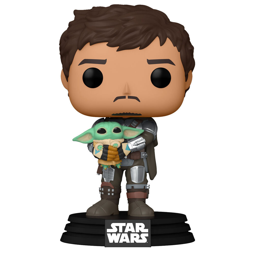 Funko POP!Star Wars Mandalorian Mando Holding Child