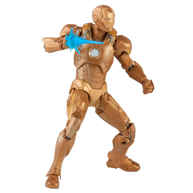 Marvel The Infinity Saga Iron Man 3 Happy Hogan and Iron Man Mark XXI set 2 Figuras 15cm