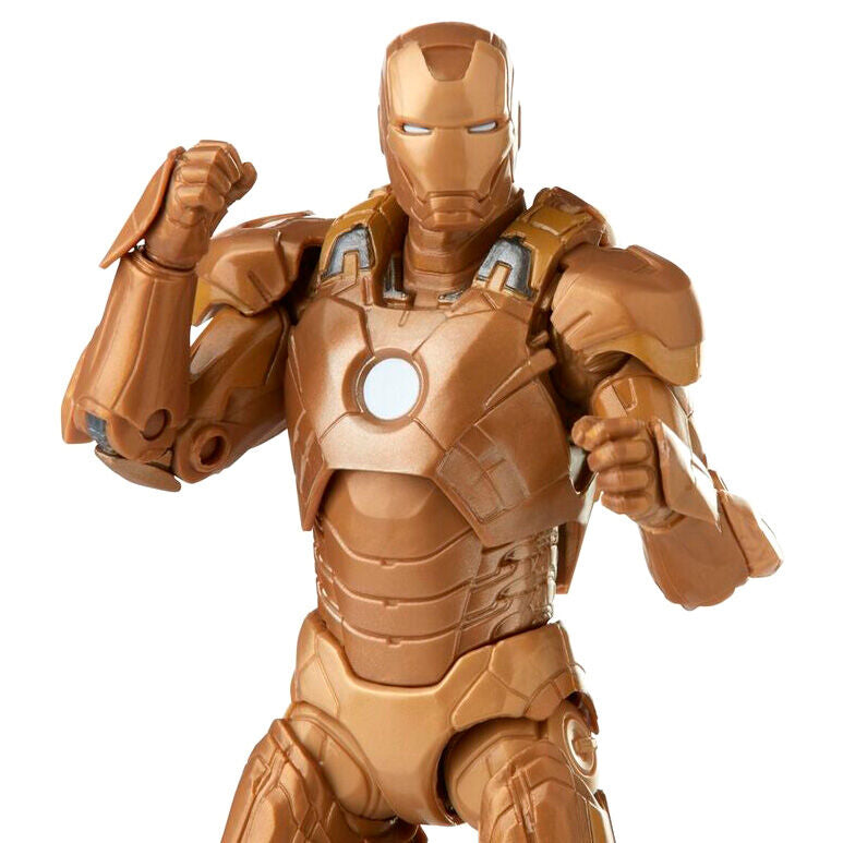 Marvel The Infinity Saga Iron Man 3 Happy Hogan and Iron Man Mark XXI set 2 Figuras 15cm