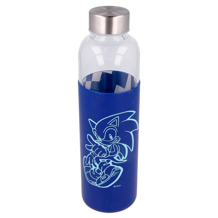 Sonic The Hedgehog Garrafa de Vidro 585ml