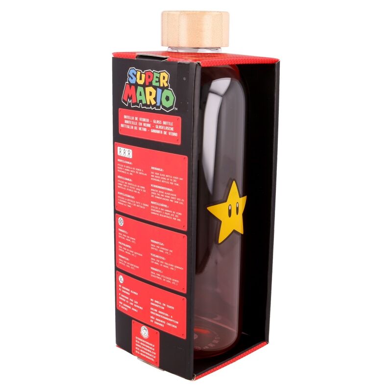 Nintendo Super Mario Bros Garrafa de Vidro 1030ml
