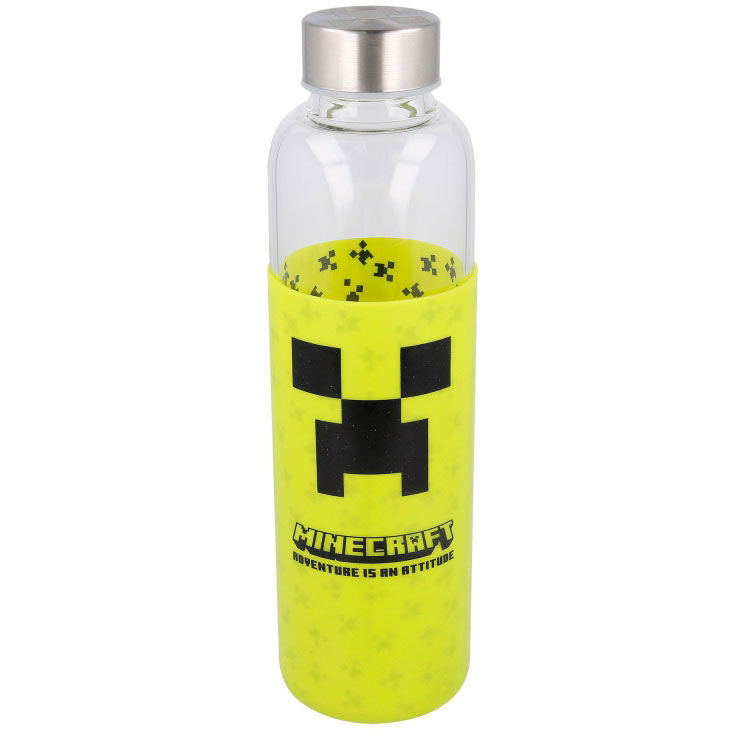Minecraft Garrafa de Vidro 585ml