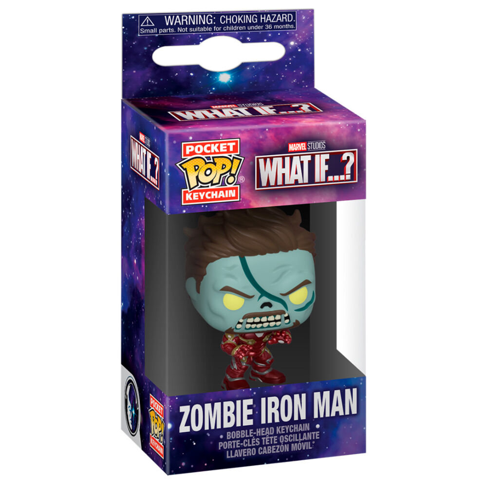 Porta-Chaves Funko POP!Marvel What If Zombie Iron Man