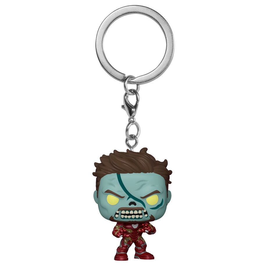 Porta-Chaves Funko POP!Marvel What If Zombie Iron Man