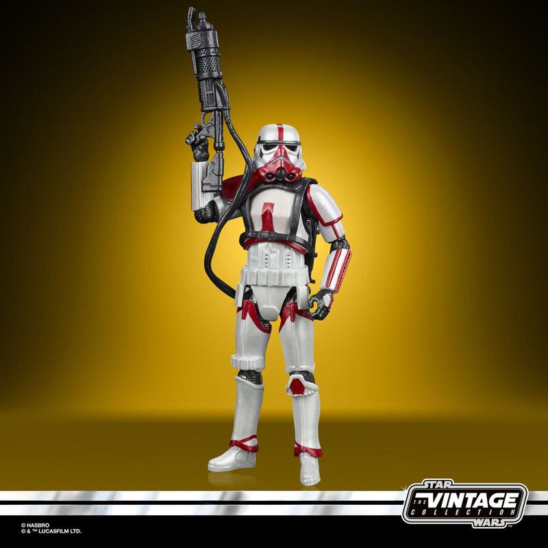 Star Wars Carbonized Collection Incinerator Trooper Figura 10cm vintage