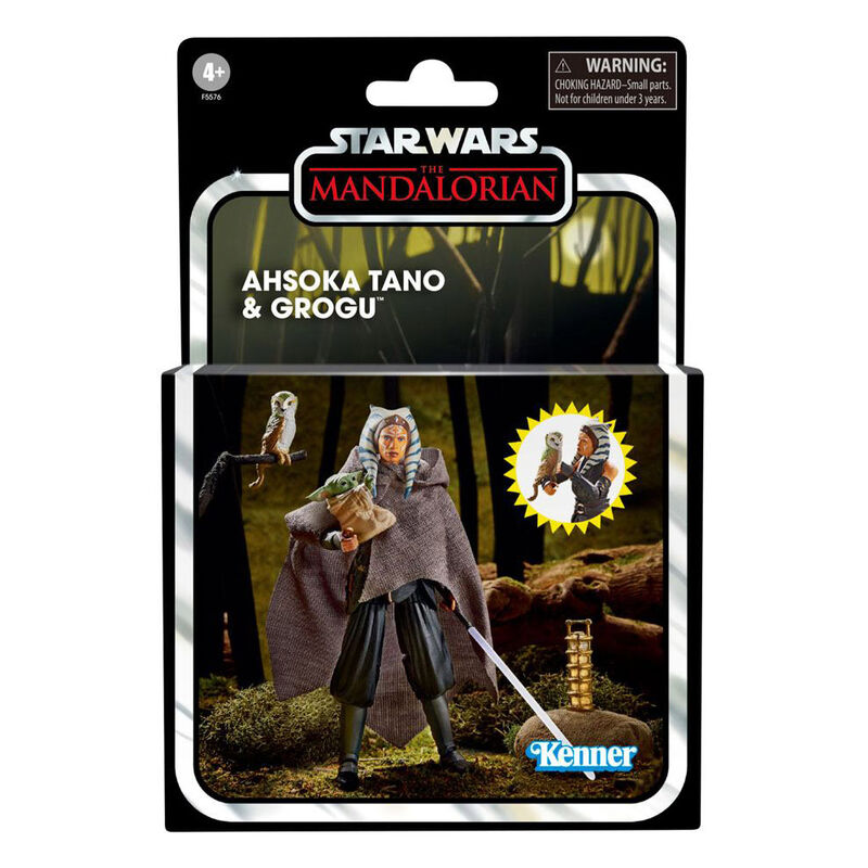 Star Wars Vintage Collection Ahsoka Tano and Grogu Figura 10cm