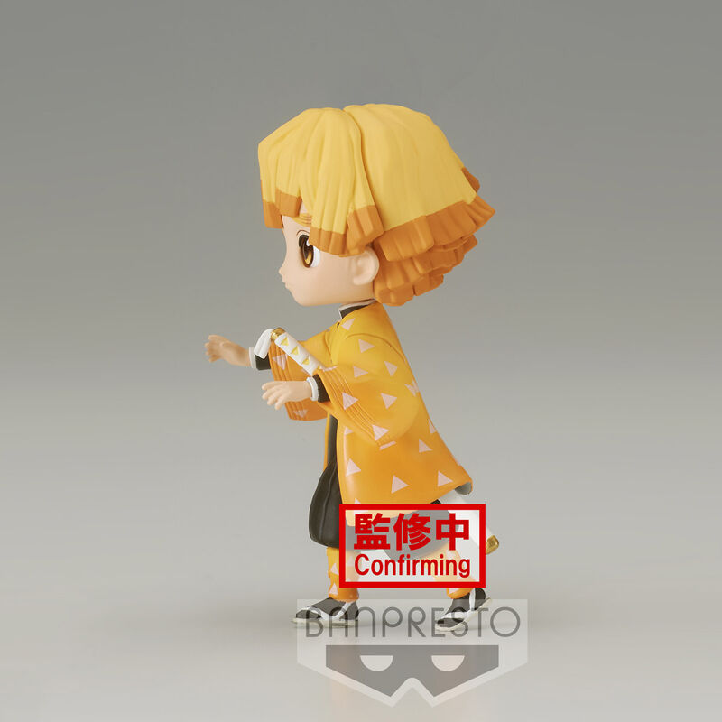 Demon Slayer Kimetsu No Yaiba Zenitsu Agatsuma Q posket petit Figura 7cm