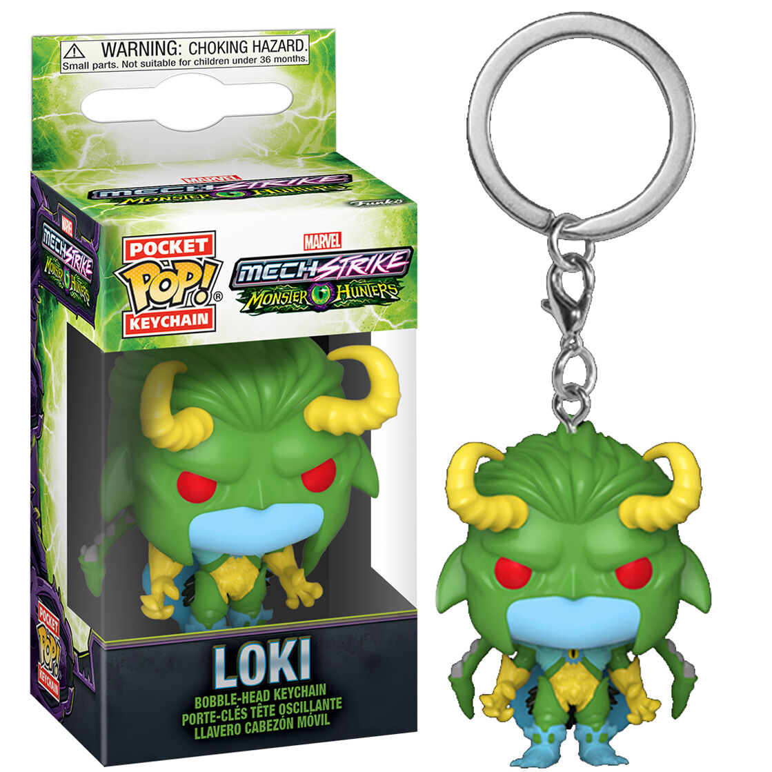 Porta-Chaves Funko POP!Marvel Monster Hunters Loki