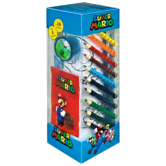Super Mario Bros Conjunto de Papelaria 35pcs
