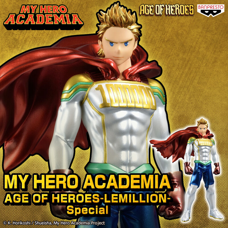My Hero Academia Age of Heroes Lemillion Figura 18cm