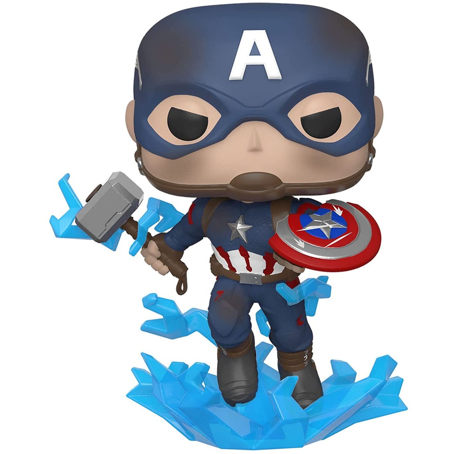 Funko POP!Marvel Avengers Endgame Captain America with Broken Shield & Mjolnir