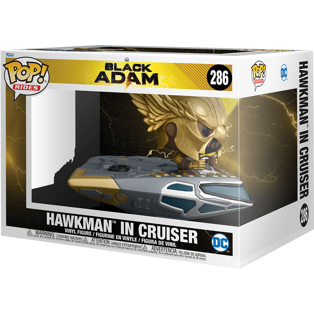 Funko POP!DC Comics Black Adam Hawkman in Cruiser