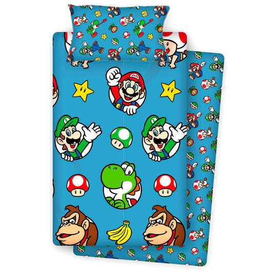 Super Mario Bros Conjunto de Lençois 90cm