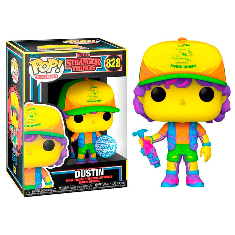Funko POP!Stranger Things Dustin in Beef Black Light Exclusive