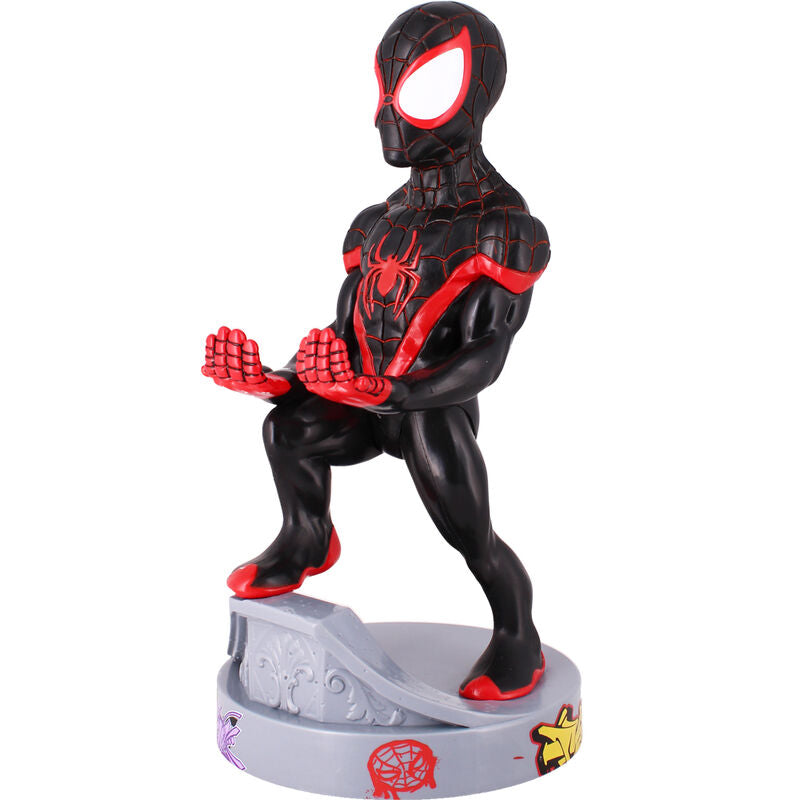 Marvel Spiderman Miles Morales Figura clamping bracket Cable guy 21cm