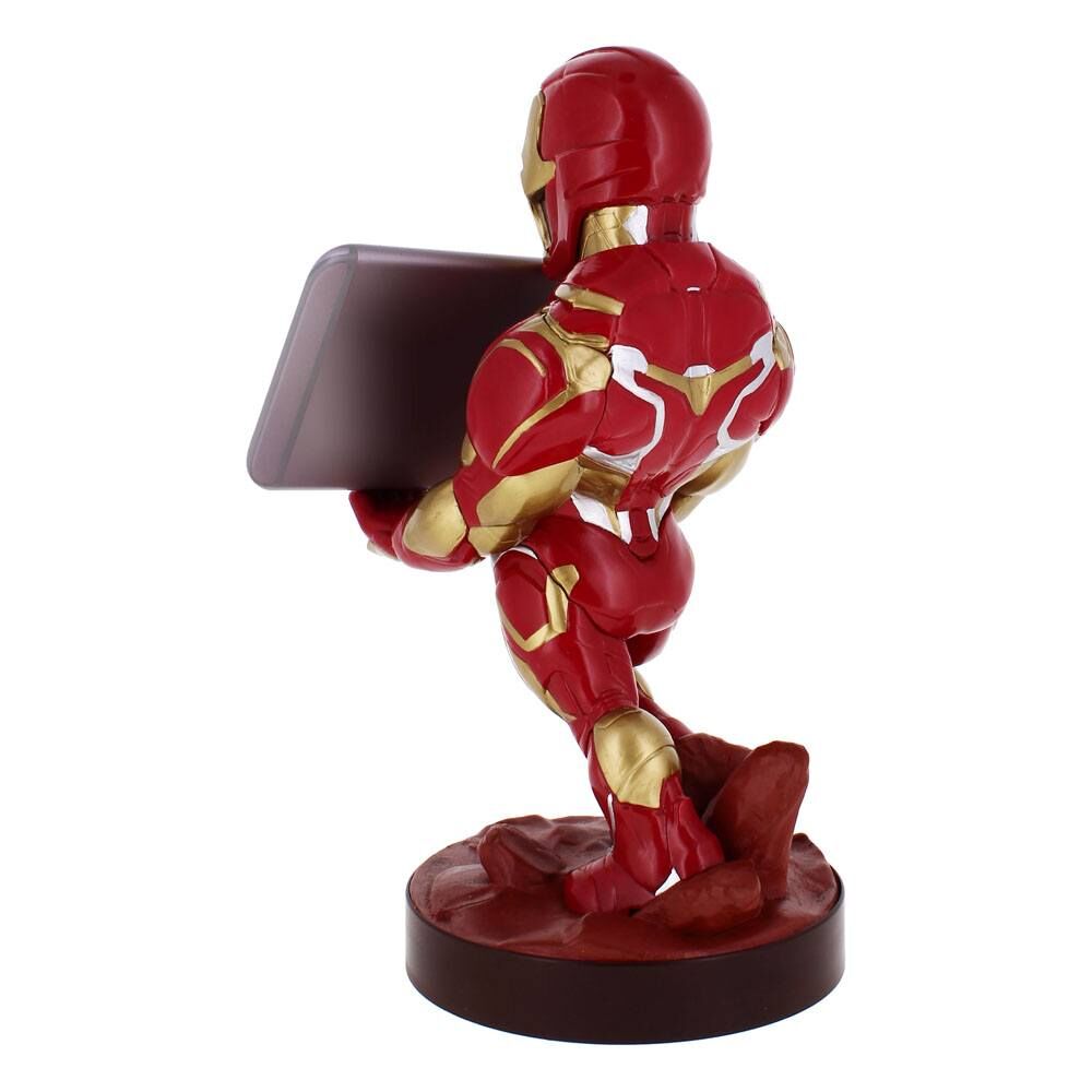 Marvel Iron Man clamping Figura bracket Cable guy 21cm