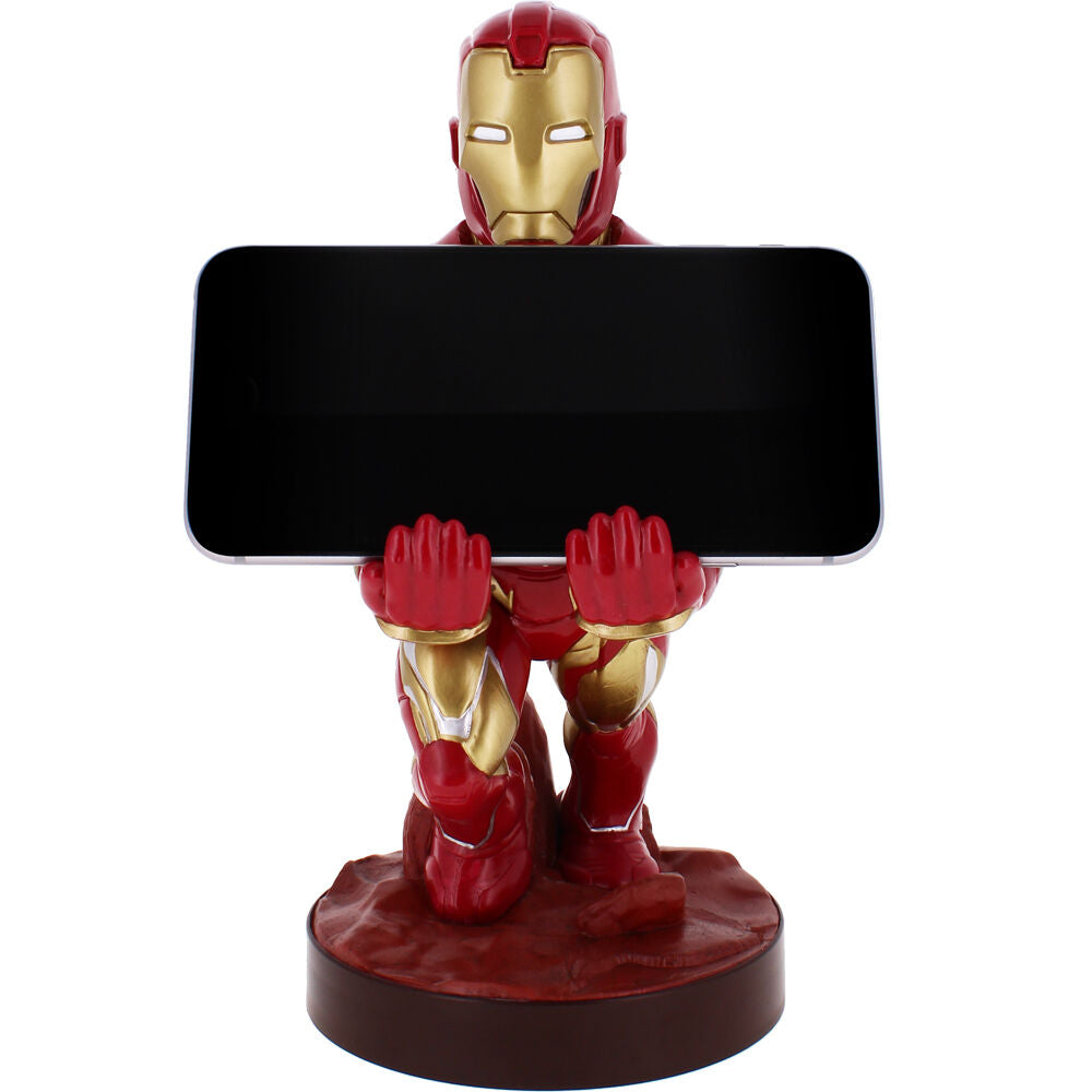 Marvel Iron Man clamping Figura bracket Cable guy 21cm