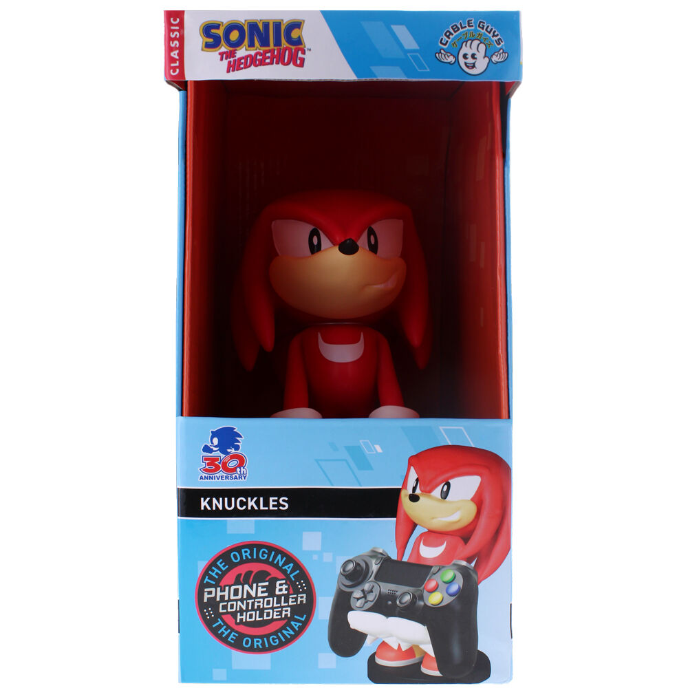 Sonic Knuckles Figura clamping bracket Cable guy 21cm