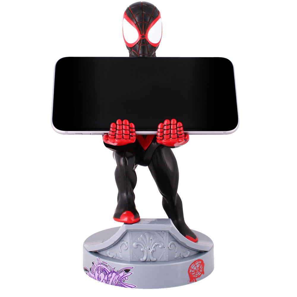 Marvel Spiderman Miles Morales Figura clamping bracket Cable guy 21cm