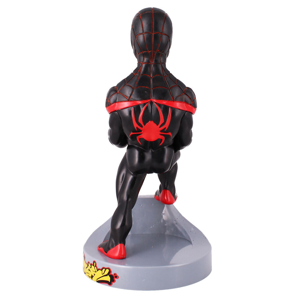 Marvel Spiderman Miles Morales Figura clamping bracket Cable guy 21cm
