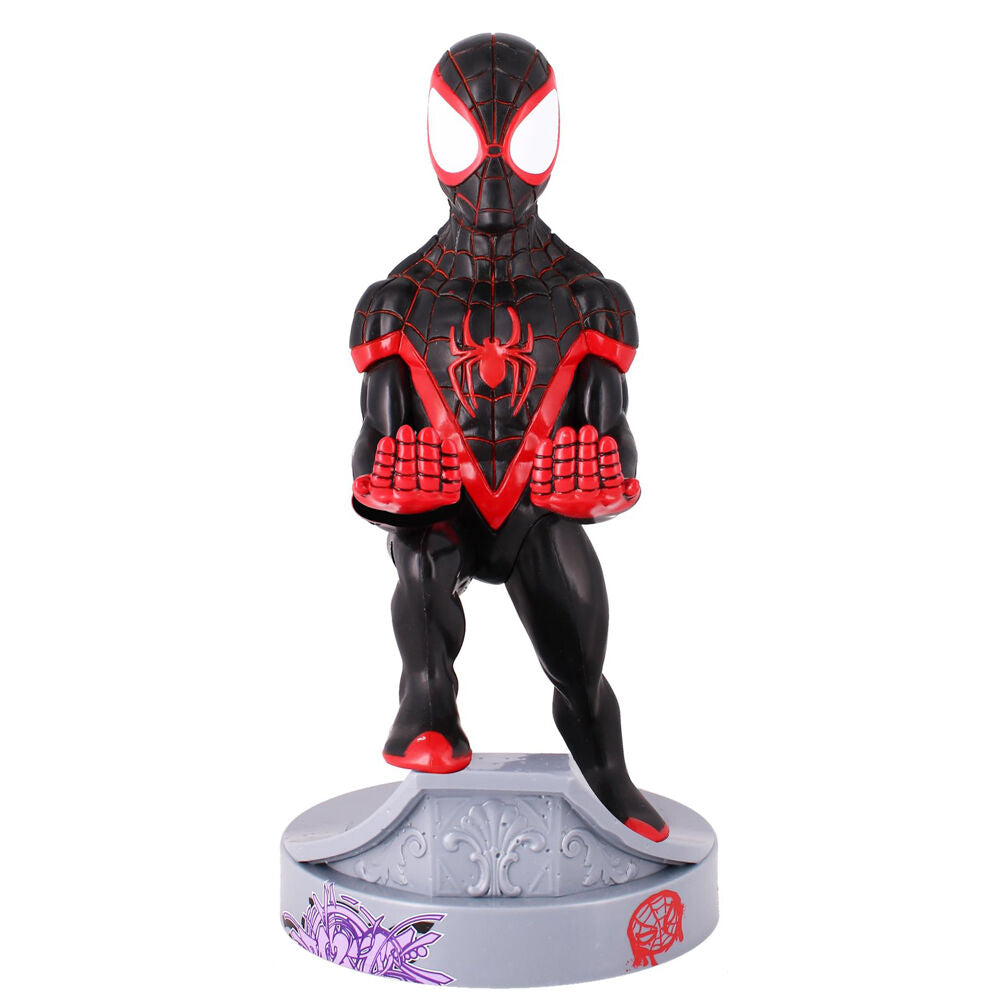 Marvel Spiderman Miles Morales Figura clamping bracket Cable guy 21cm