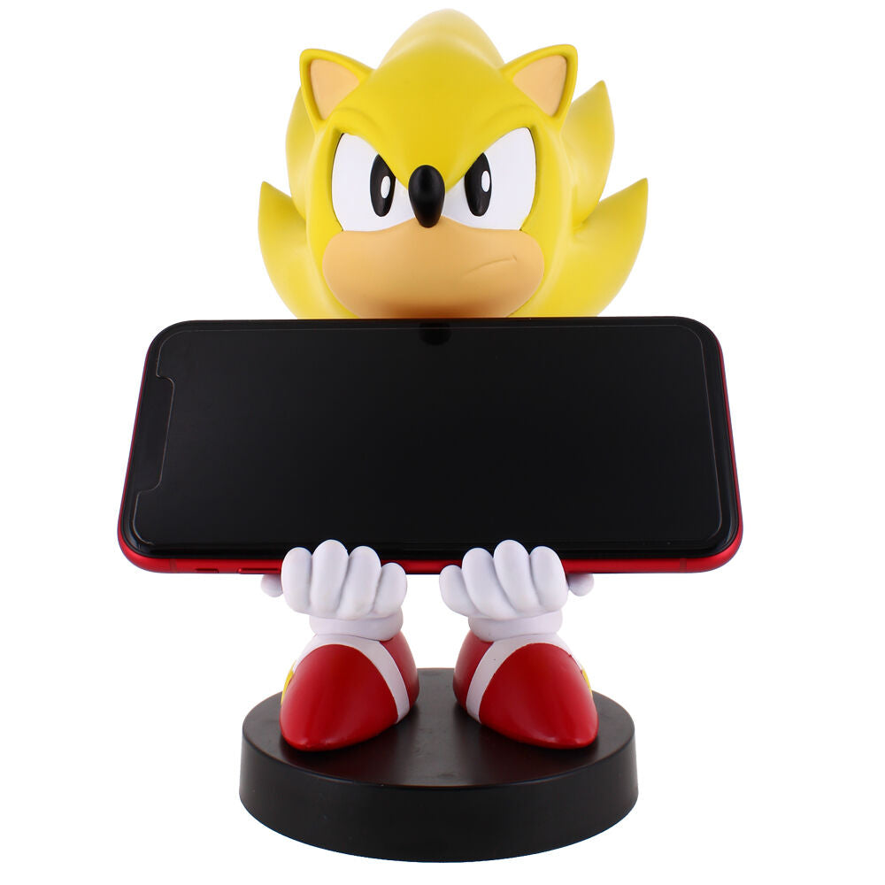 Sonic Super Sonic Figura clamping bracket Cable guy 21cm