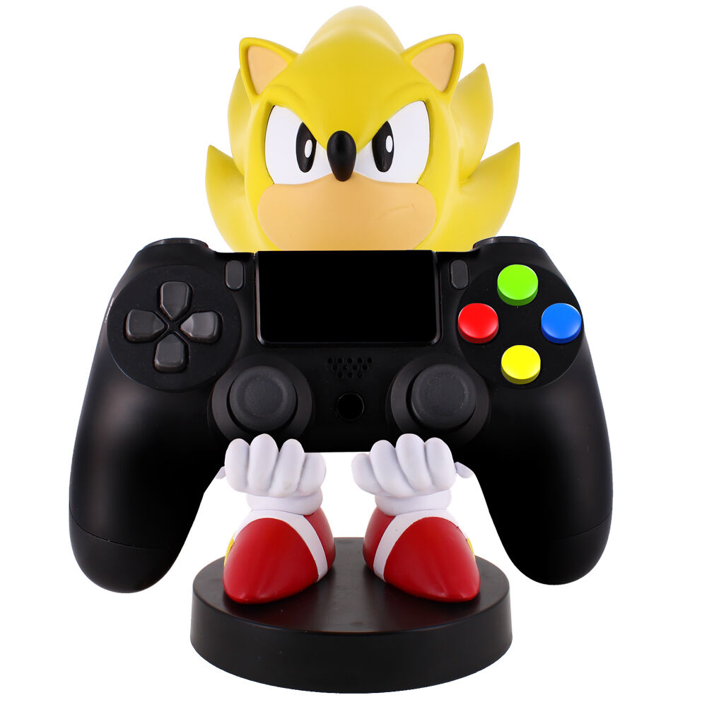 Sonic Super Sonic Figura clamping bracket Cable guy 21cm
