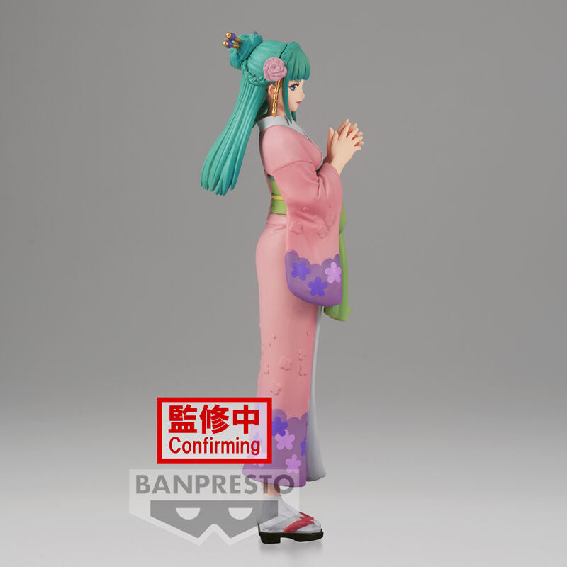 One Piece The Grandline Lady DXF Kozuki Hiyori Figura 16cm