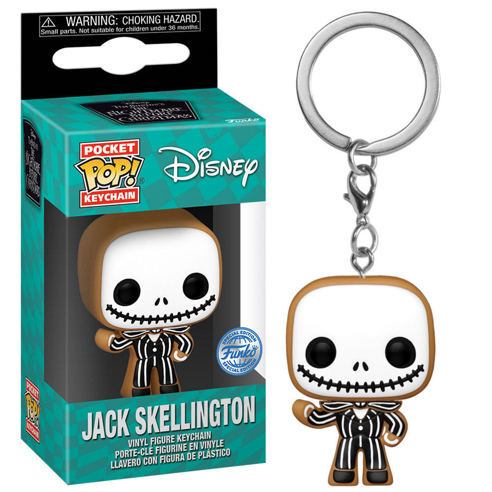 Porta-Chaves Funko POP!Disney Nightmare Before Christmas Jack Skellington Gingerbread Exclusive