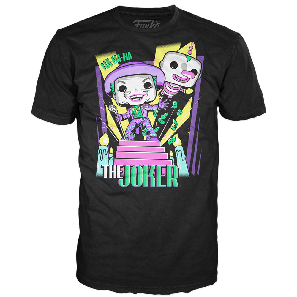 Conjunto Funko POP!e T-Shirt DC Comics Batman The Joker
