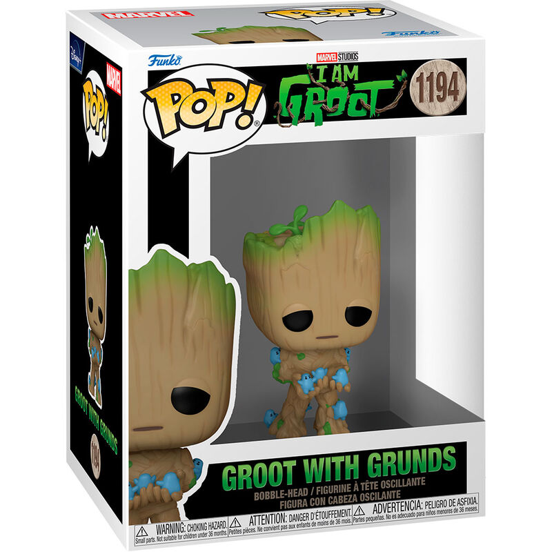 Funko POP!Marvel I am Groot - Groot with Grunds