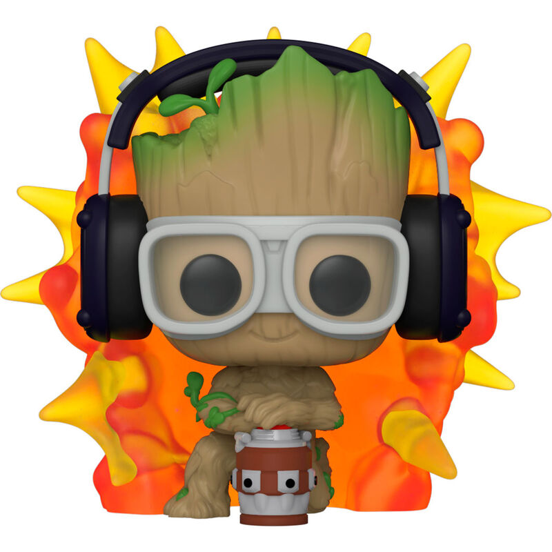 Funko POP!Marvel I am Groot - Groot with Detonator