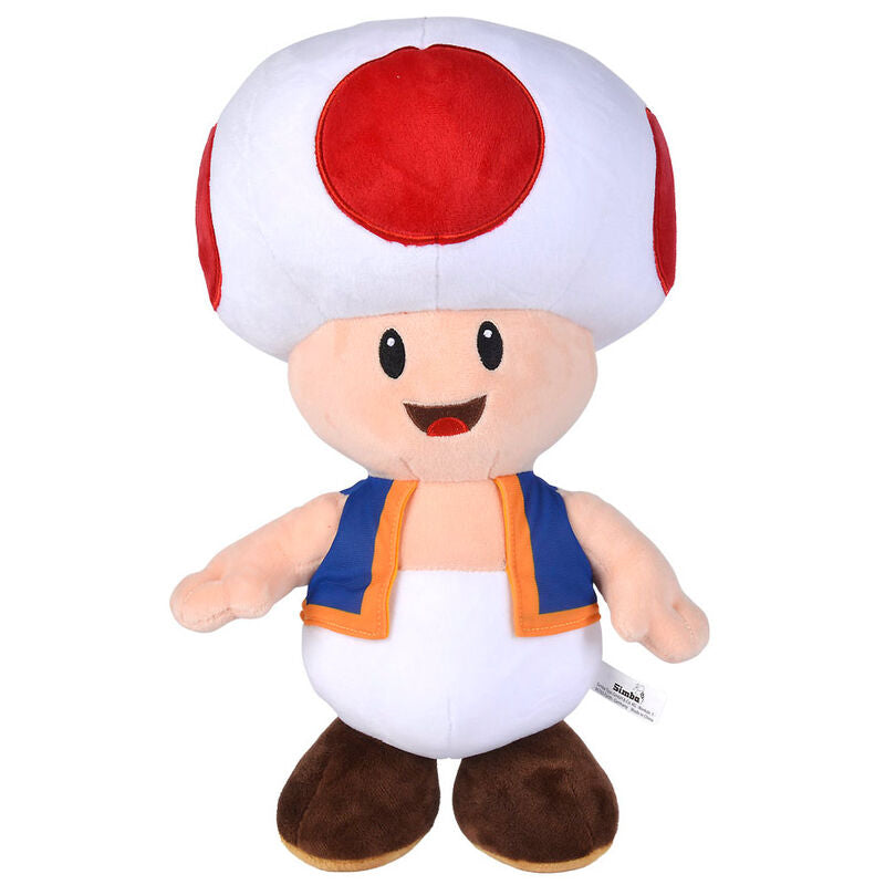 Super Mario Bros Toad Peluche 40cm