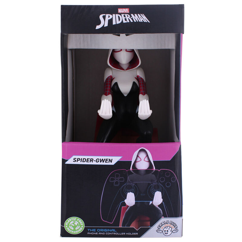 Marvel Spiderman Spider Gwen Figura clamping bracket Cable guy 20cm