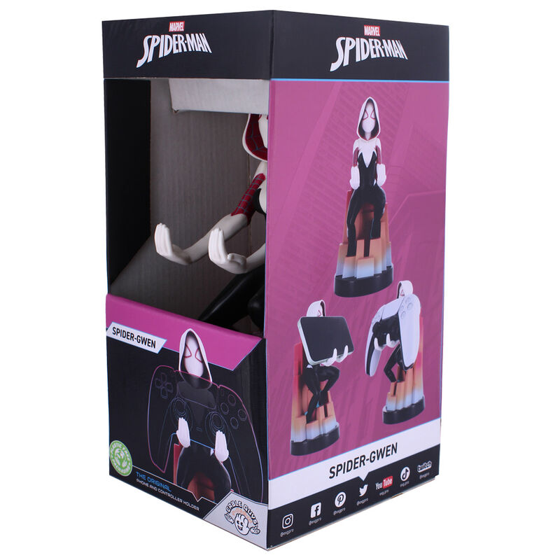 Marvel Spiderman Spider Gwen Figura clamping bracket Cable guy 20cm