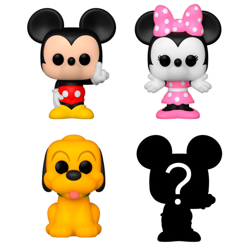 Blister 4 Figuras Bitty Funko POP! Disney Mickey