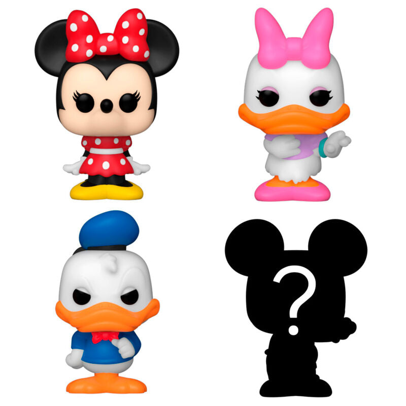 Blister 4 Figuras Bitty Funko POP! Disney Minnie