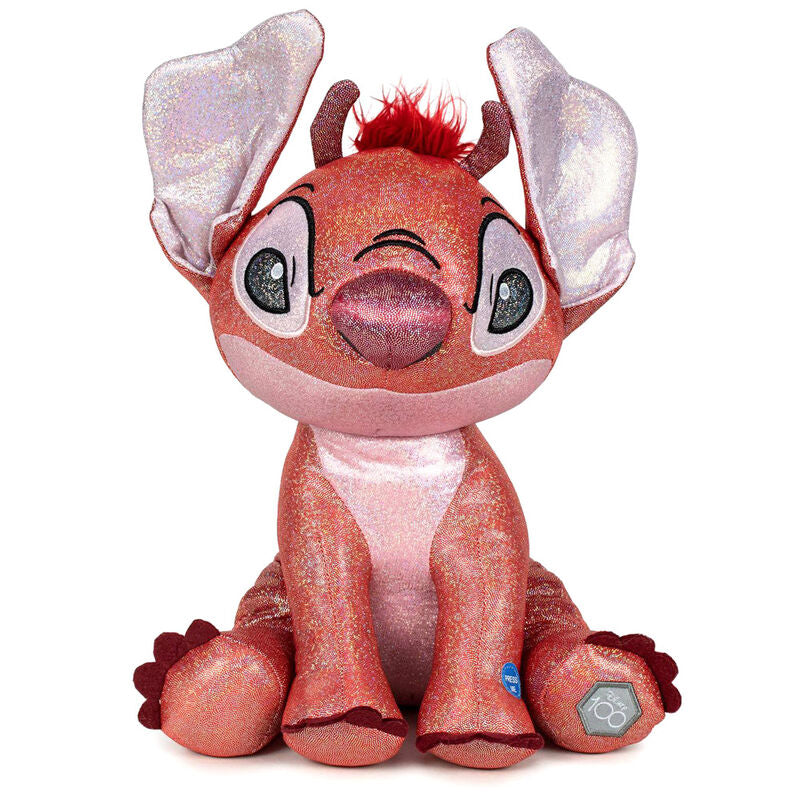 Disney 100th Anniversary Stitch Leroy Glitter Peluche 28cm